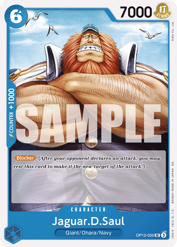 Jaguar.D.Saul OP12-050 One Piece card