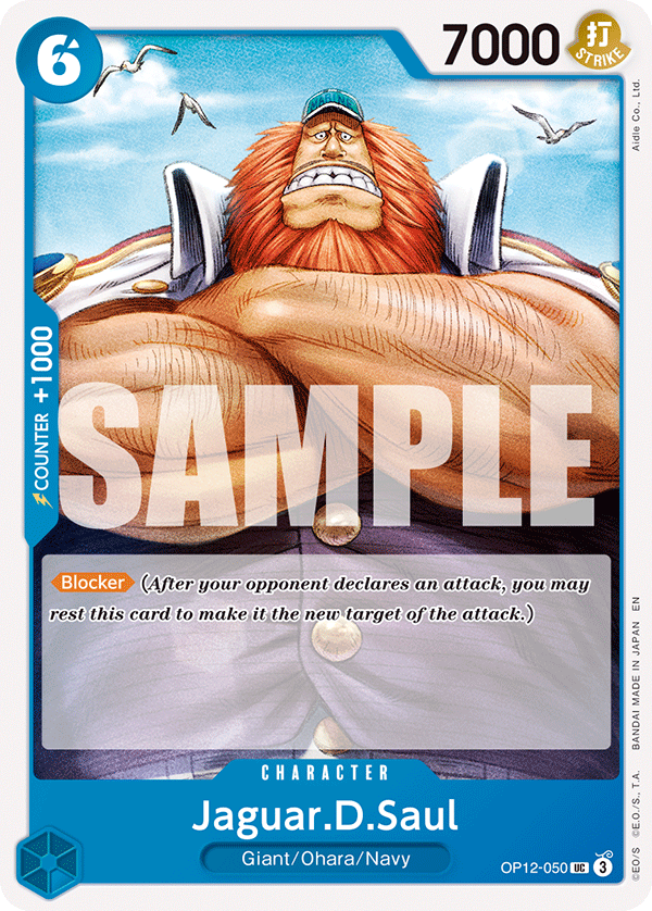 Jaguar.D.Saul OP12-050 One Piece card