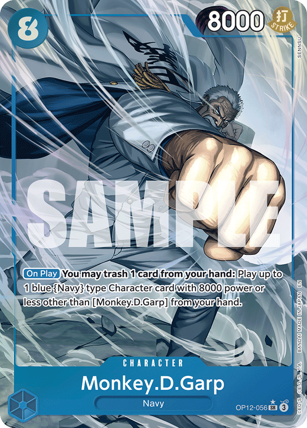 Monkey.D.Garp (Alternate Art) OP12-056 One Piece card