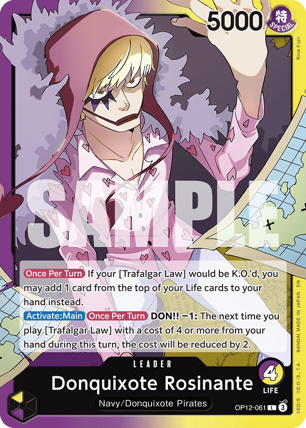 Donquixote Rosinante (061) OP12-061 One Piece card