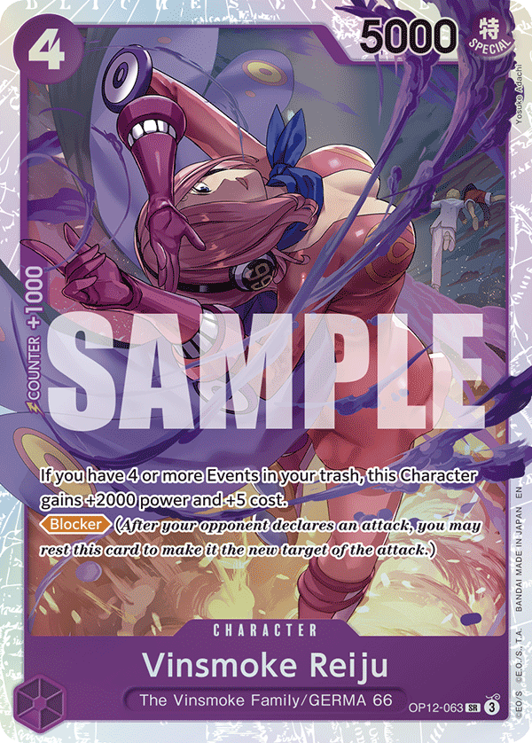 Vinsmoke Reiju OP12-063 One Piece card