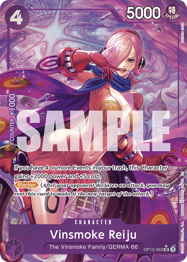 Vinsmoke Reiju (Alternate Art) OP12-063 One Piece card