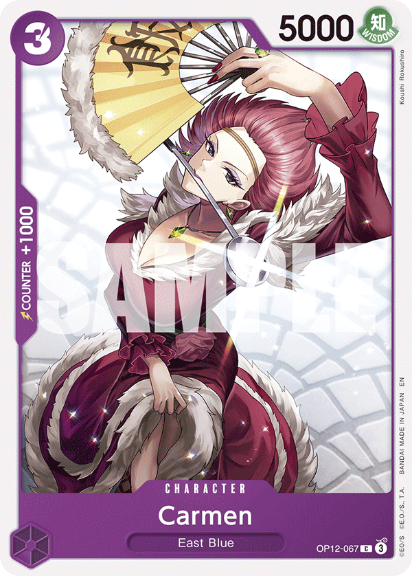 Carmen OP12-067 One Piece card