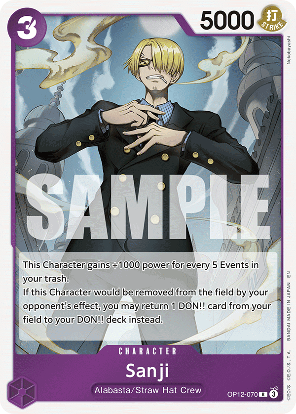 Sanji (070) OP12-070 One Piece card