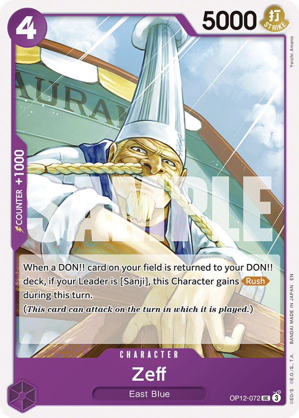 Zeff OP12-072 One Piece card