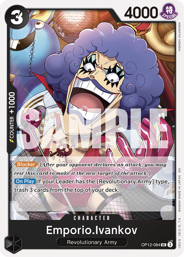 Emporio.Ivankov (084) OP12-084 One Piece card