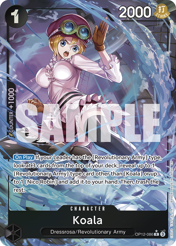 Koala (086) (Alternate Art) OP12-086 One Piece card