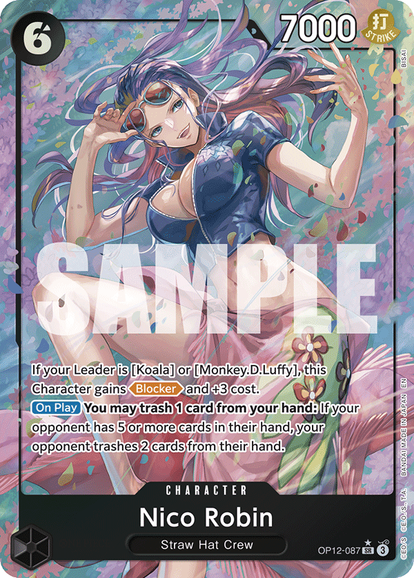 Nico Robin (Alternate Art) OP12-087 One Piece card