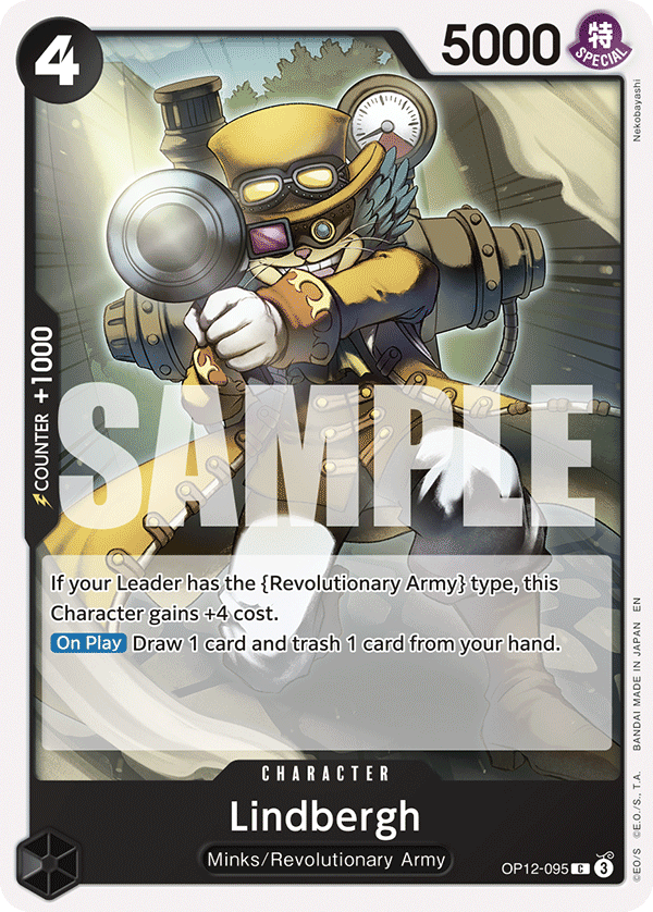 Lindbergh OP12-095 One Piece card