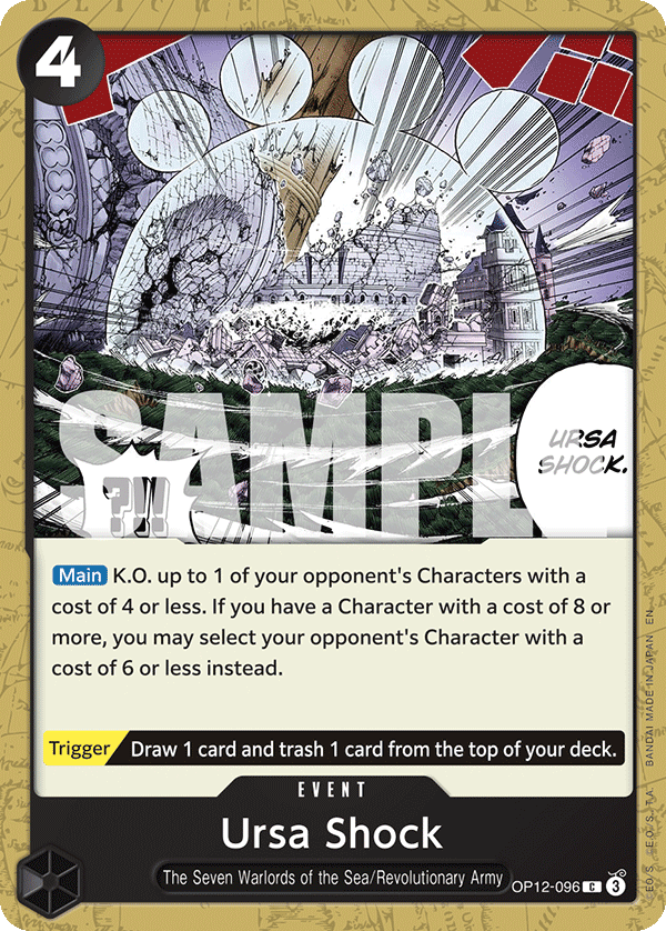 Ursa Shock OP12-096 One Piece card