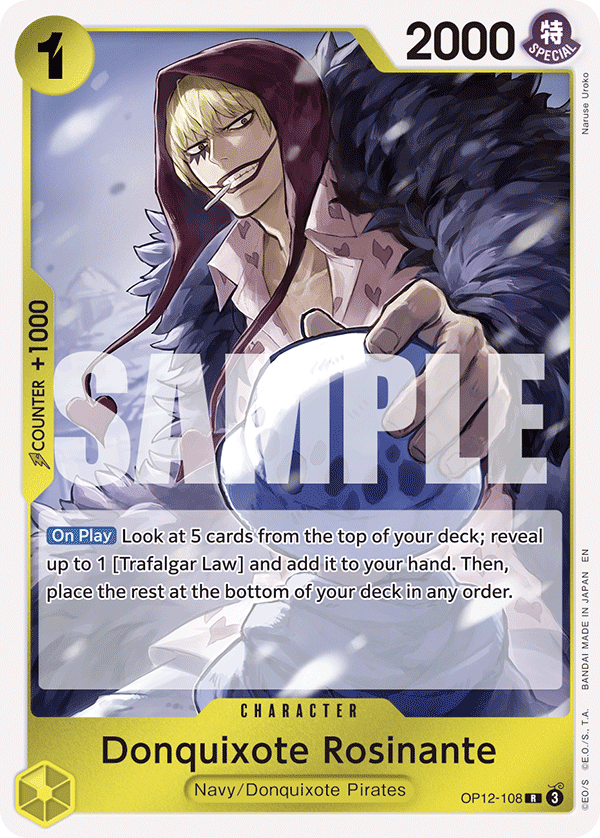 Donquixote Rosinante (108) OP12-108 One Piece card