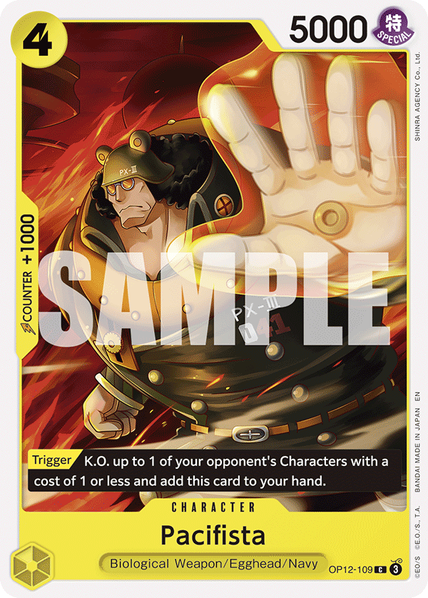 Pacifista OP12-109 One Piece card