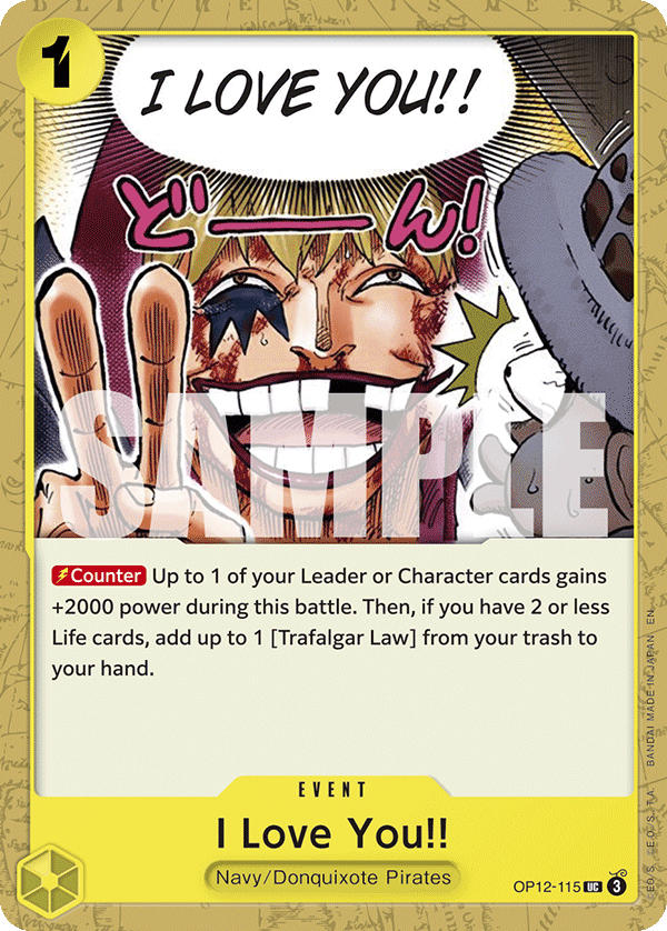 I Love You!! OP12-115 One Piece card