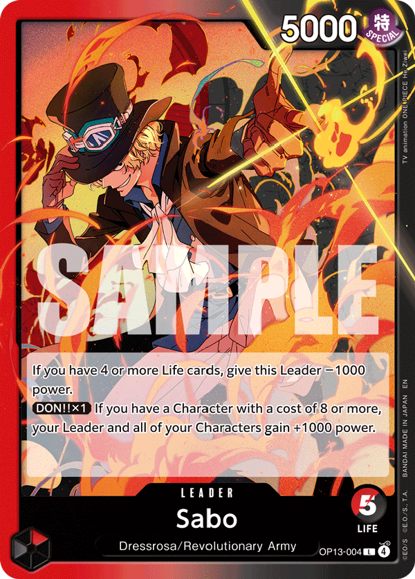 Sabo (004) OP13-004 One Piece card