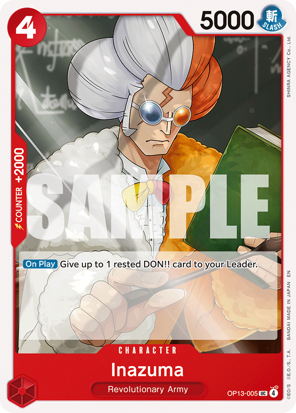 Inazuma OP13-005 One Piece card