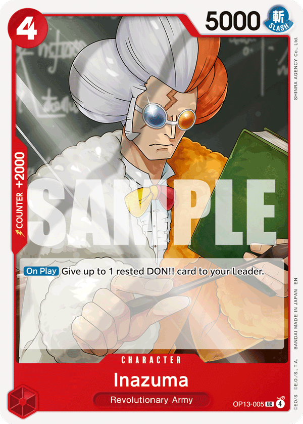 Inazuma OP13-005 One Piece card