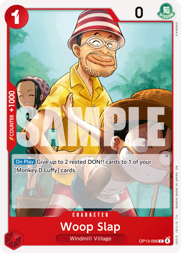 Woop Slap OP13-006 One Piece card