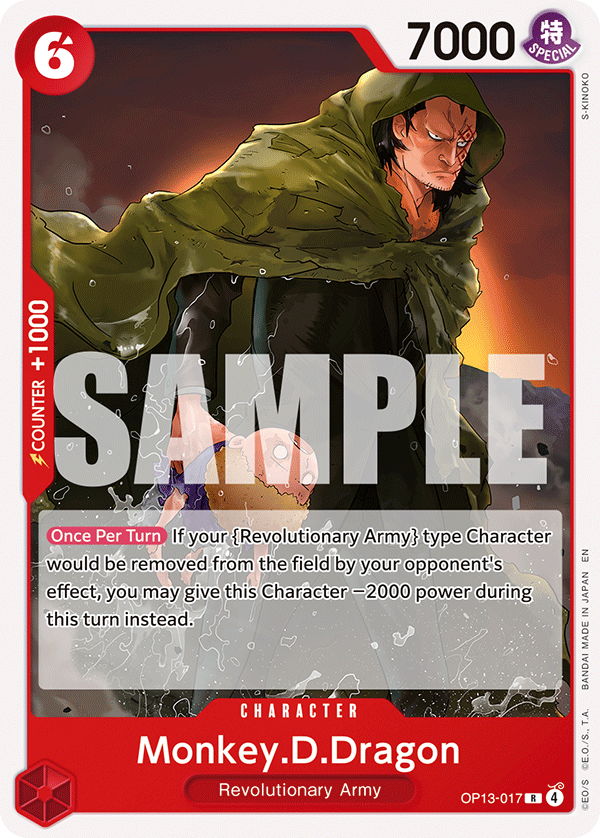 Monkey.D.Dragon OP13-017 One Piece card