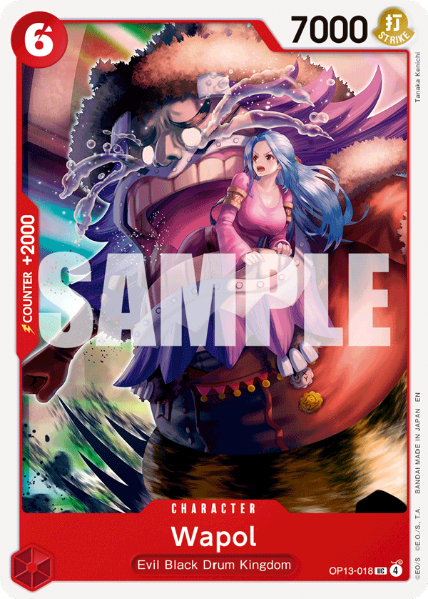 Wapol OP13-018 One Piece card