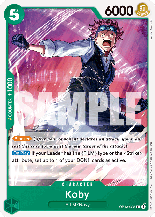Koby OP13-025 One Piece card