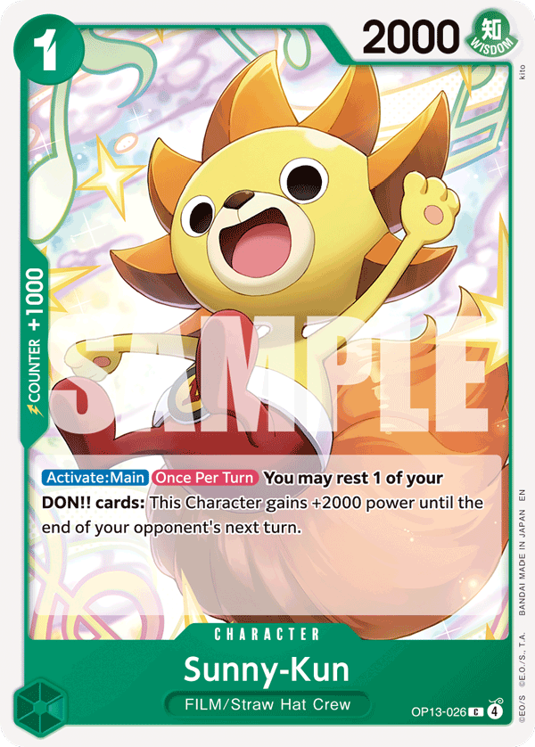 Sunny-Kun OP13-026 One Piece card