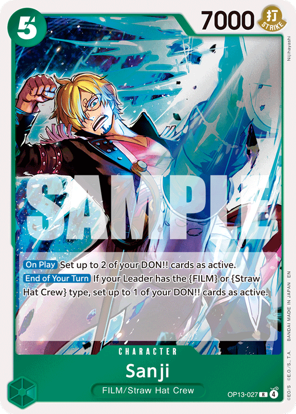 Sanji OP13-027 One Piece card