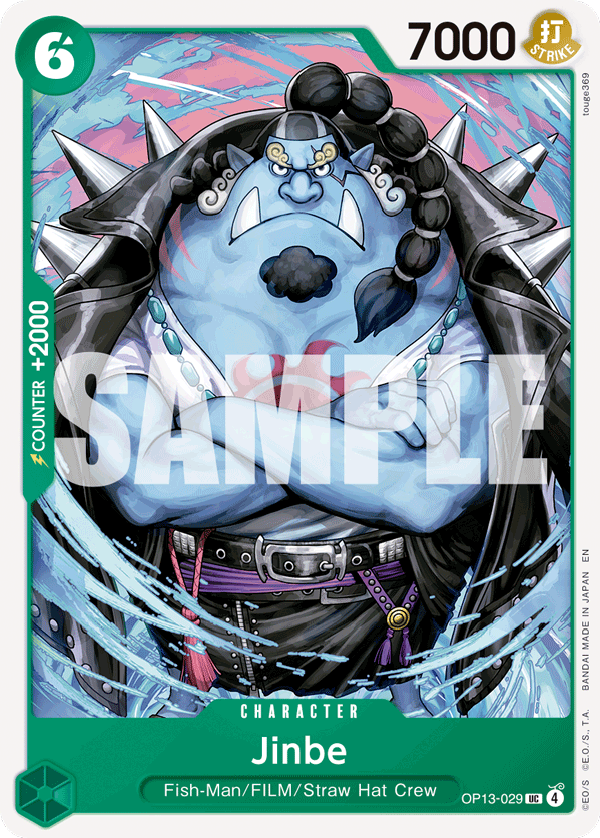 Jinbe OP13-029 One Piece card