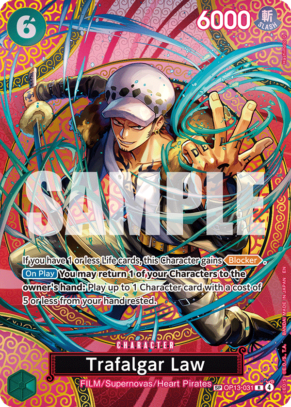 Trafalgar Law (SP) OP13-031 One Piece card