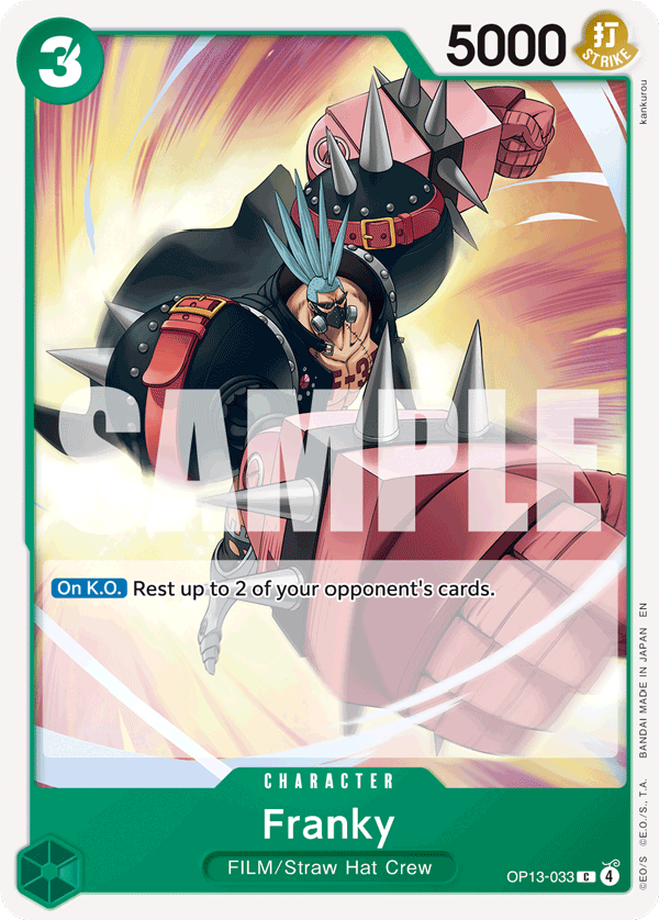 Franky OP13-033 One Piece card