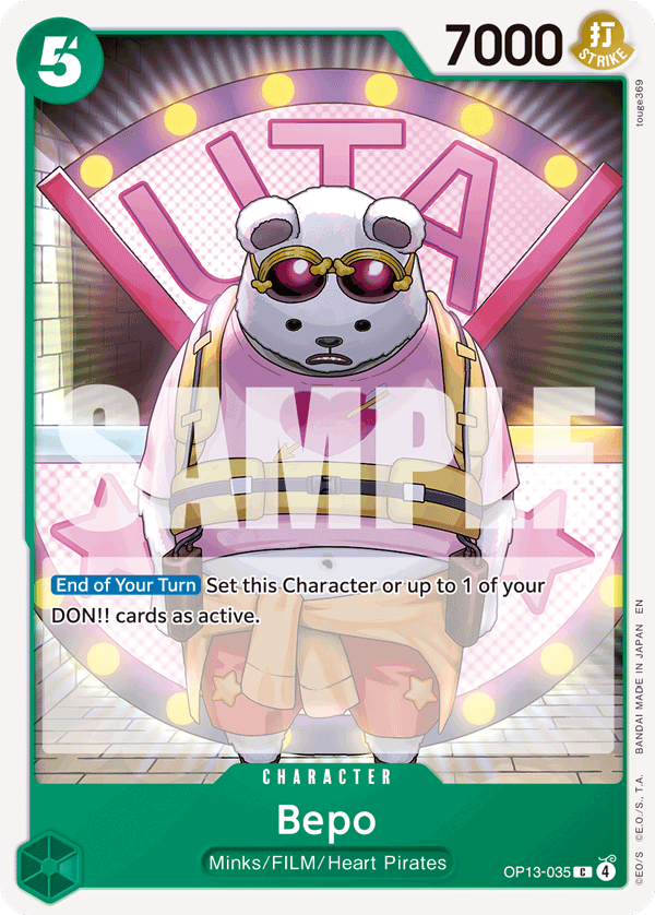 Bepo OP13-035 One Piece card