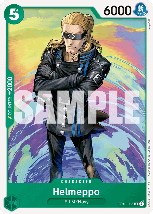 Helmeppo OP13-036 One Piece card