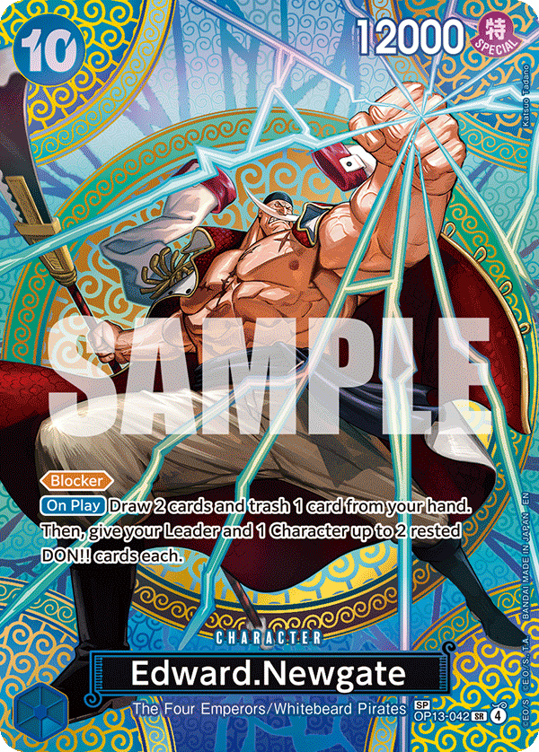 Edward.Newgate (SP) OP13-042 One Piece card