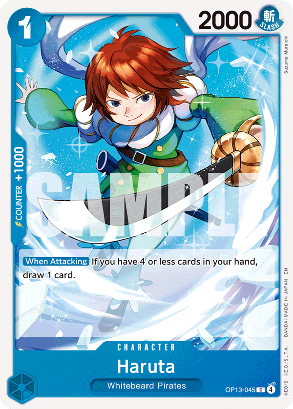Haruta OP13-045 One Piece card