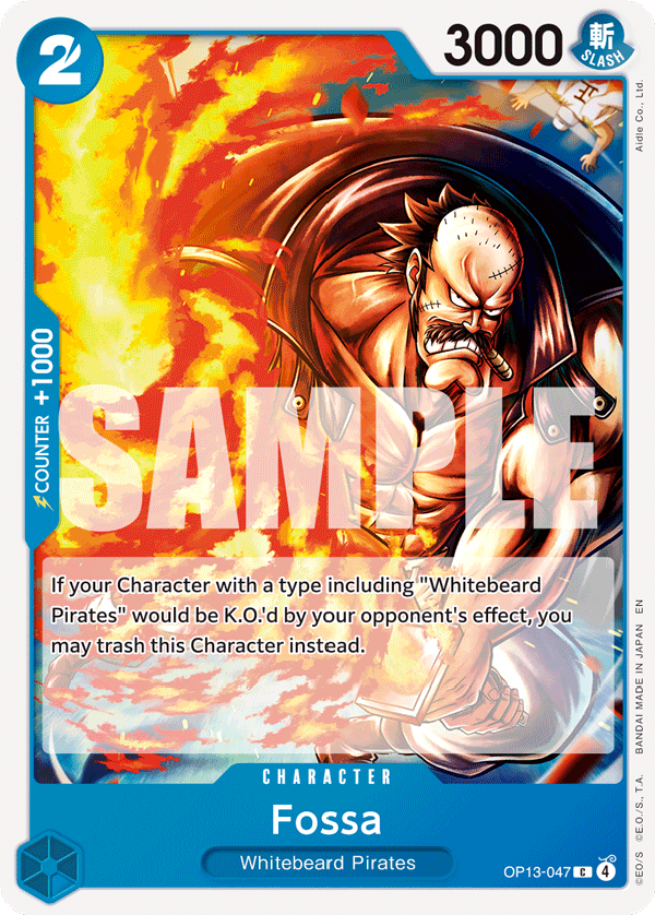 Fossa OP13-047 One Piece card