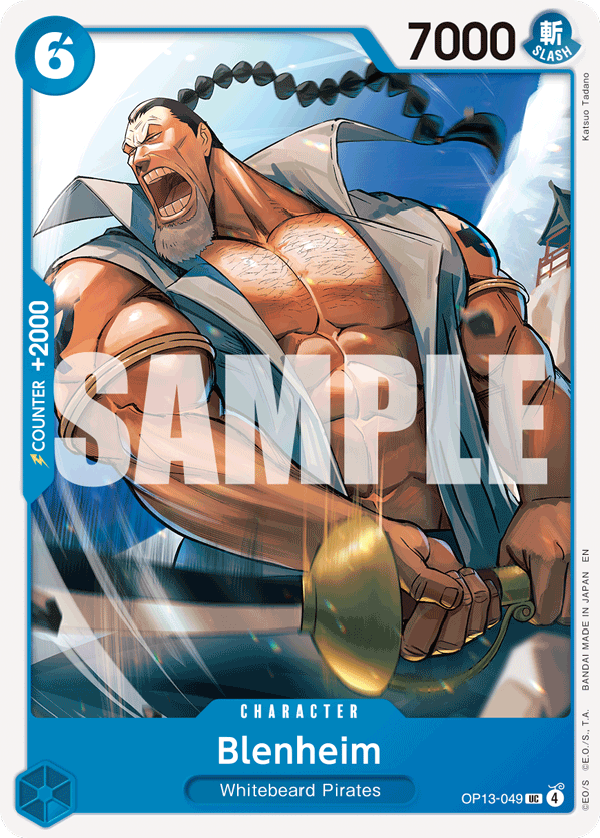 Blenheim OP13-049 One Piece card