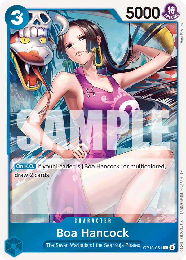 Boa Hancock OP13-051 One Piece card