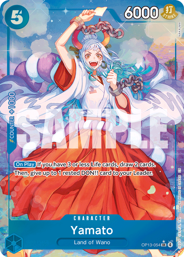Yamato (Alternate Art) OP13-054 One Piece card