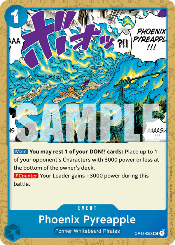 Phoenix Pyreapple OP13-058 One Piece card