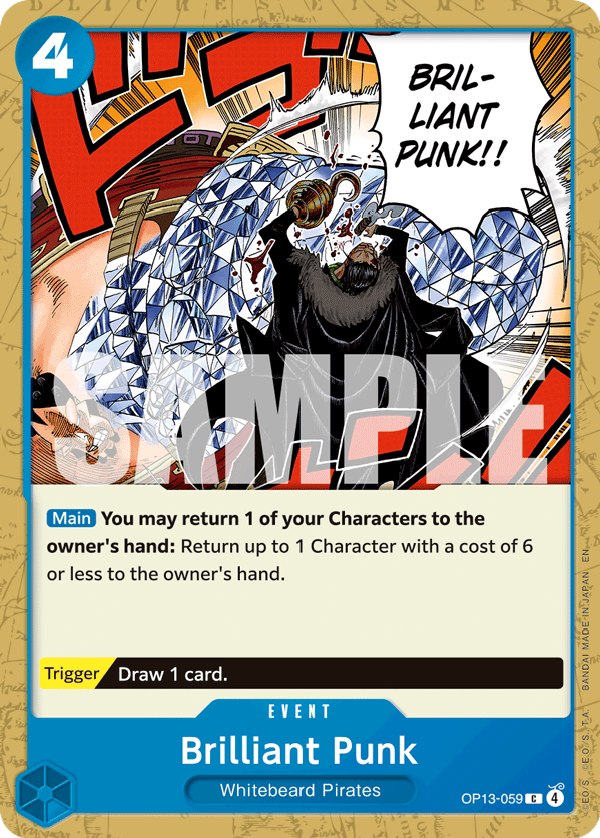 Brilliant Punk OP13-059 One Piece card