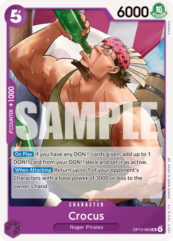 Crocus OP13-062 One Piece card