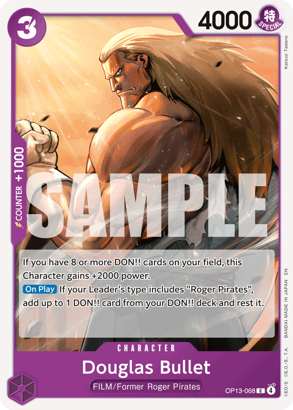 Douglas Bullet OP13-068 One Piece card