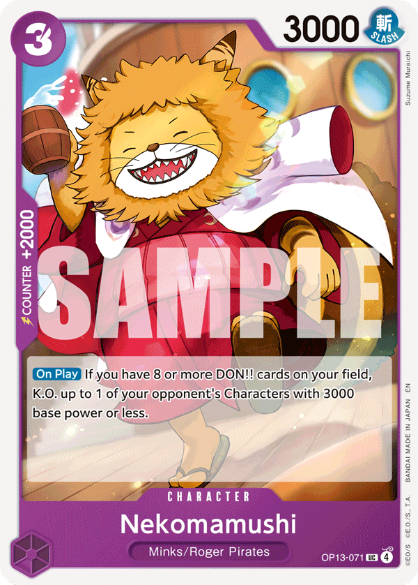 Nekomamushi OP13-071 One Piece card