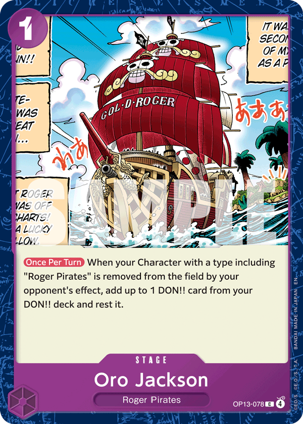 Oro Jackson OP13-078 One Piece card