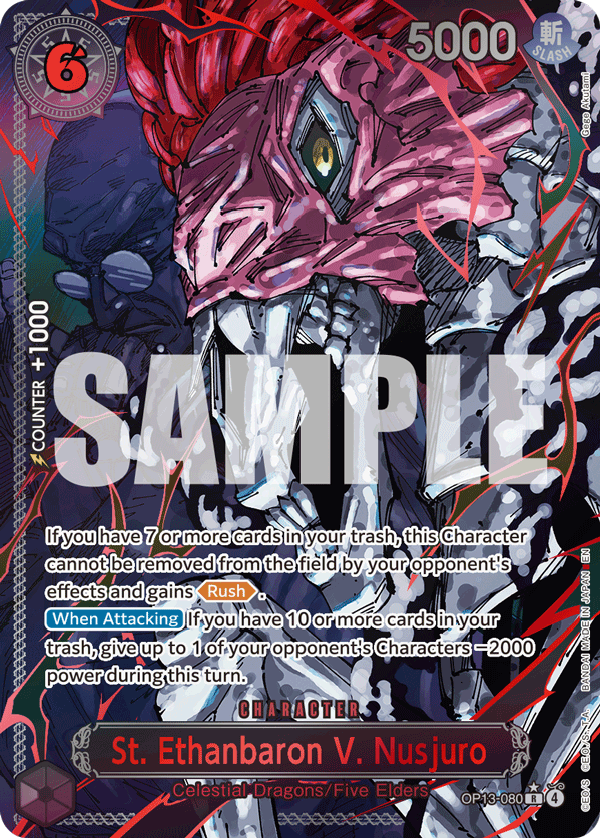St. Ethanbaron V. Nusjuro (Parallel) OP13-080 One Piece card