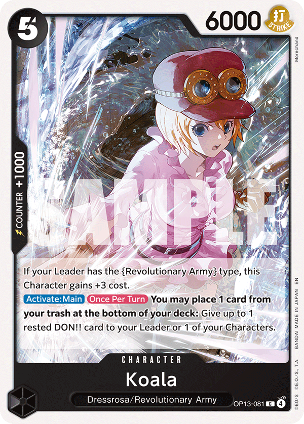 Koala OP13-081 One Piece card