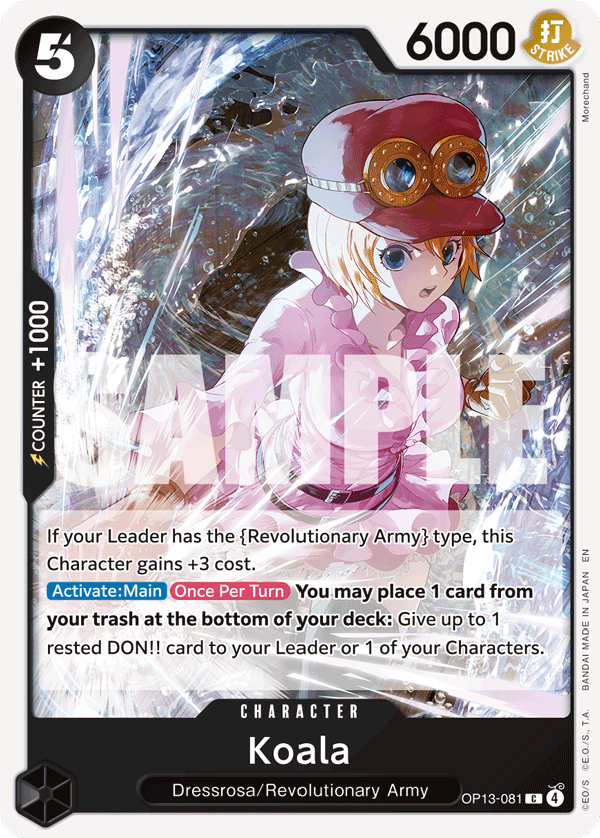 Koala OP13-081 One Piece card