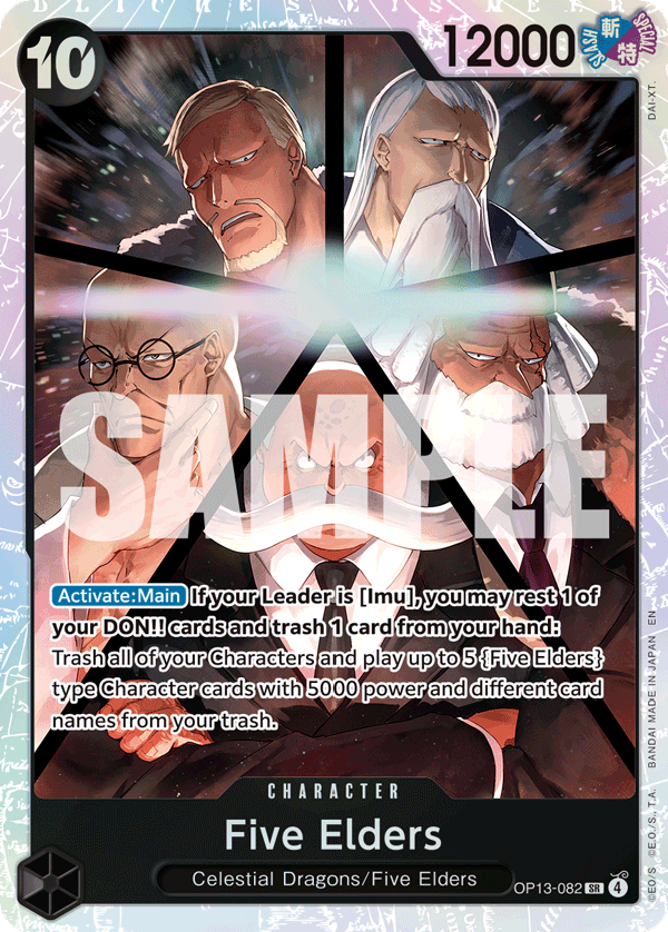 Five Elders OP13-082 One Piece card
