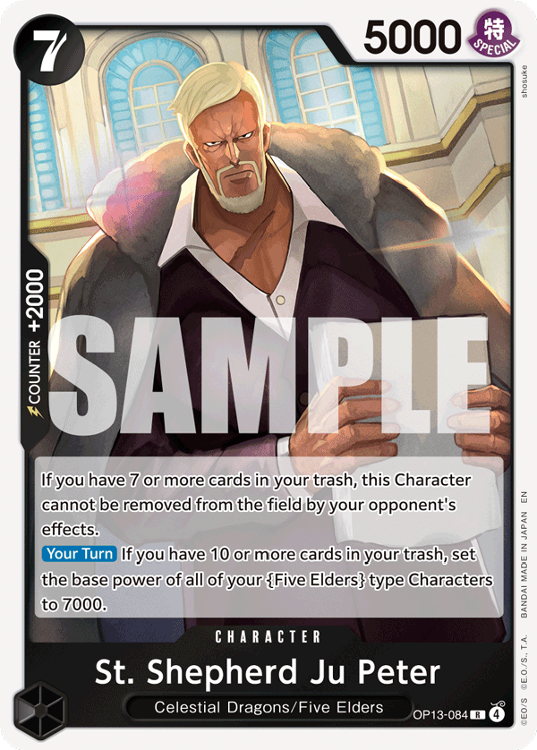 St. Shepherd Ju Peter (Parallel) OP13-084 One Piece card