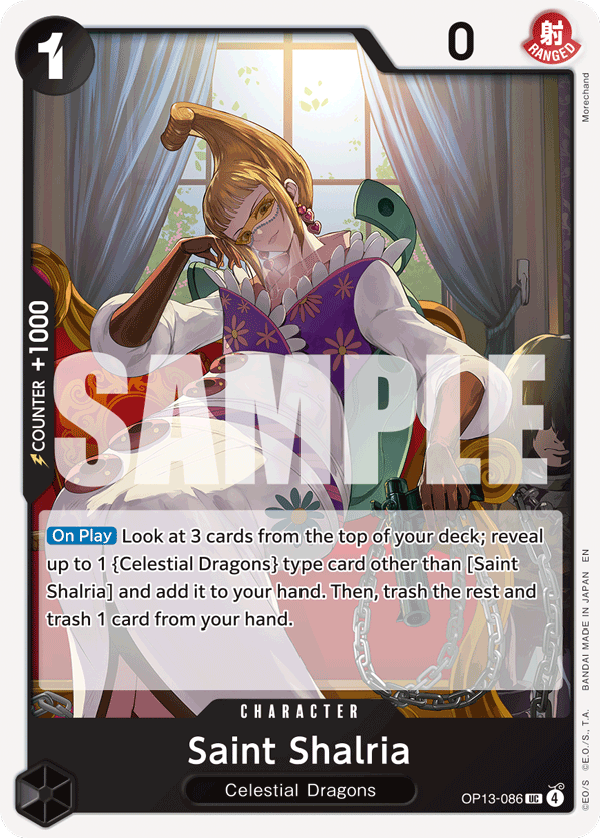 Saint Shalria OP13-086 One Piece card