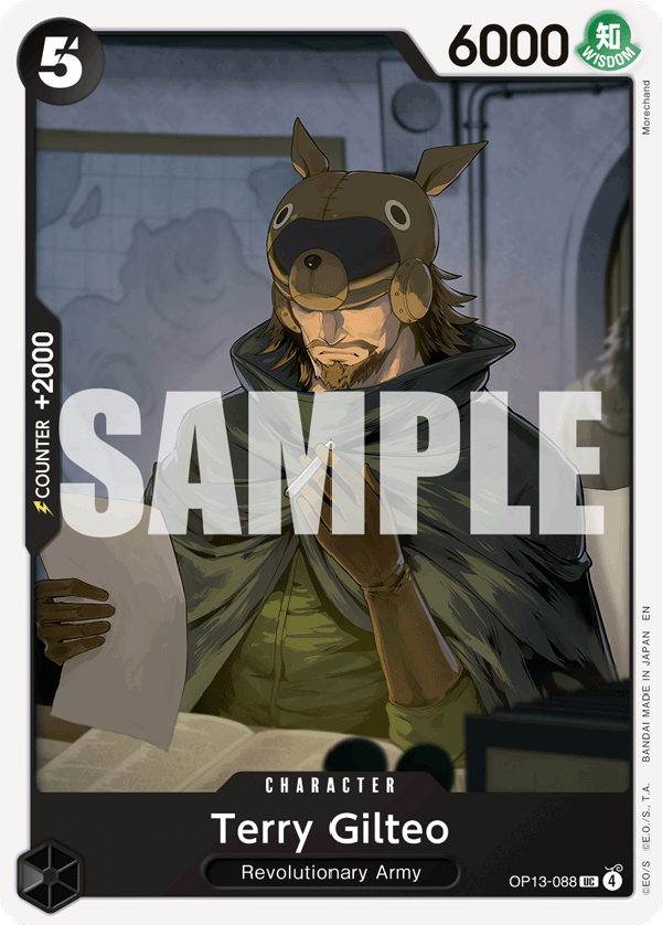 Terry Gilteo OP13-088 One Piece card